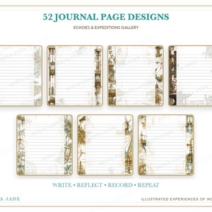 Digitala dagbokssidor för Goodnotes — 52 designer | Echoes & Expeditions Gallery bild 4