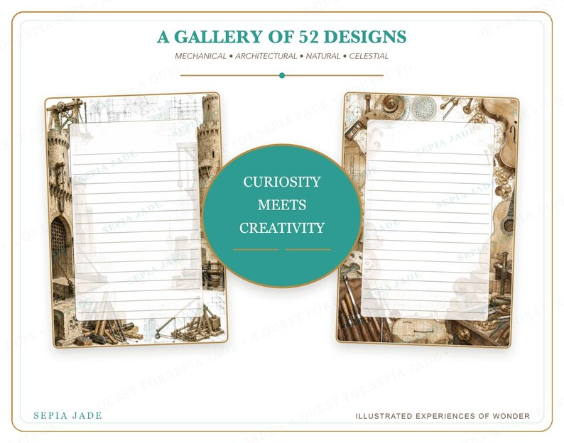 Digitala dagbokssidor för Goodnotes — 52 designer | Echoes & Expeditions Gallery bild 7