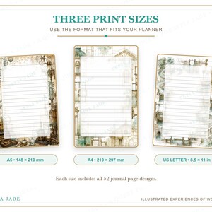 Digitala dagbokssidor för Goodnotes — 52 designer | Echoes & Expeditions Gallery bild 3