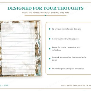 Digitala dagbokssidor för Goodnotes — 52 designer | Echoes & Expeditions Gallery bild 5