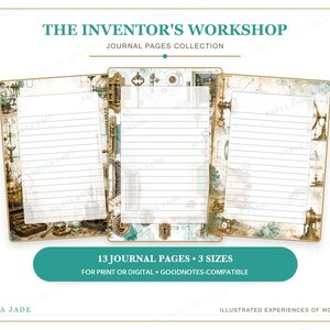 Pages de journal numérique pour Goodnotes (PDF) — 13 modèles | L'Atelier de l'Inventeur image 9