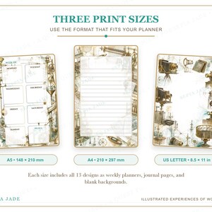 Digital planerare för Goodnotes, Journal & Background Suite — 13 designer | Uppfinnarens verkstad bild 3