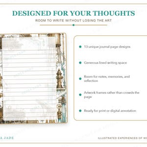 Digitala journalsidor för Goodnotes PDF — 13 designer | City of Iron and Stone bild 5