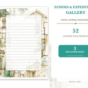 Digitala dagbokssidor för Goodnotes — 52 designer | Echoes & Expeditions Gallery bild 1