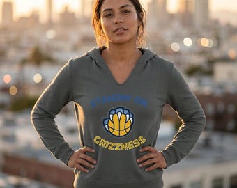 Standin' On Grizzness Hoodie | Basketball Logo Pullover