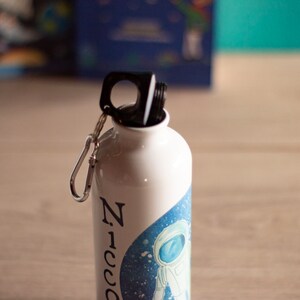 Borraccia acqua personalizzata Space Man immagine 3