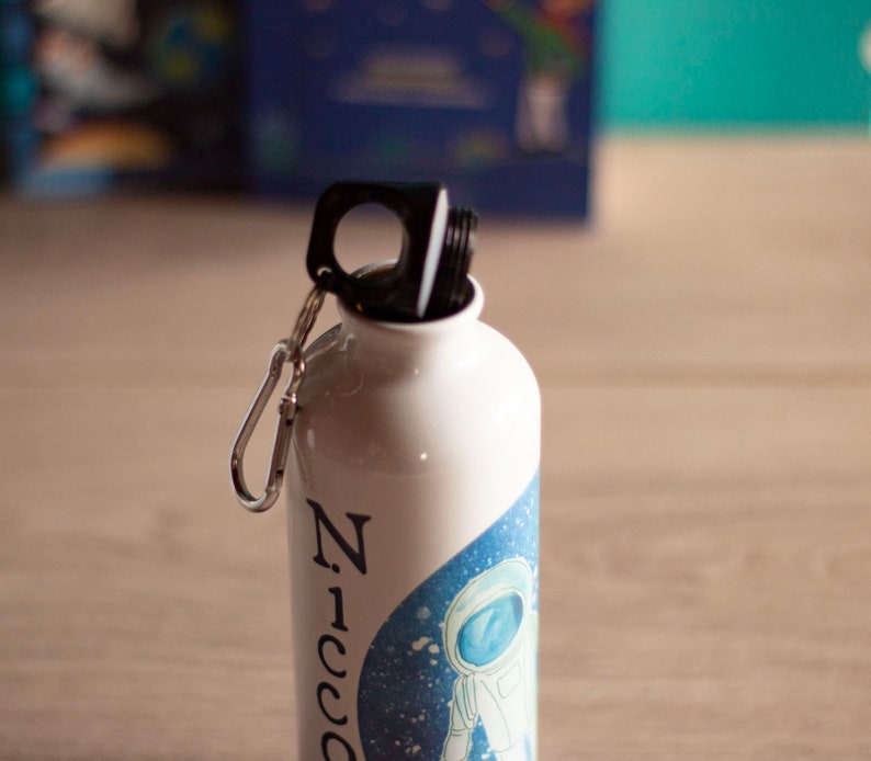 Borraccia acqua personalizzata Space Man immagine 3