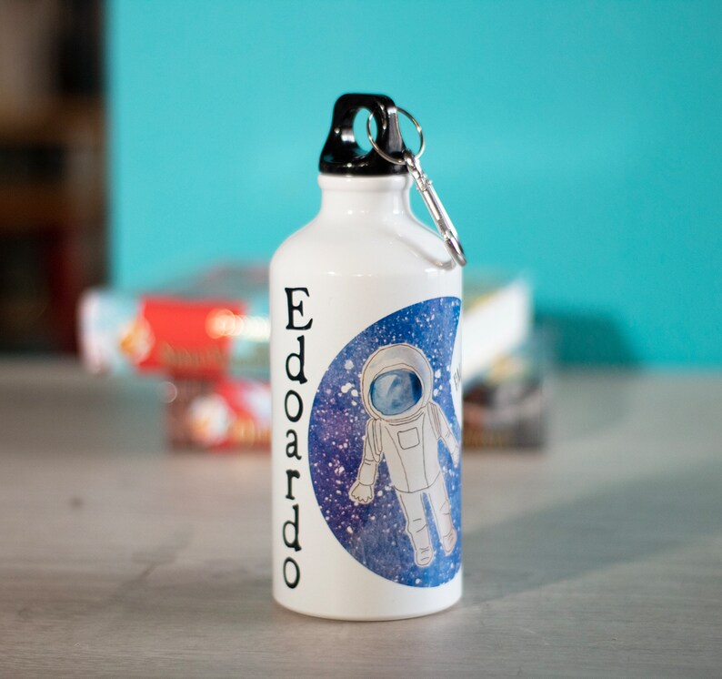 Borraccia acqua personalizzata Space Man immagine 1