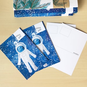 Cartoline astronauta