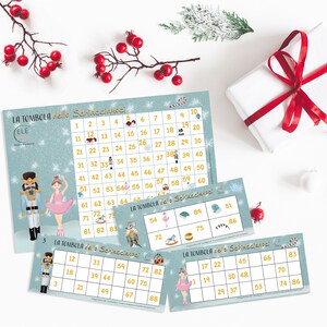 Tombola di Natale con disegni dello Schiaccianoci