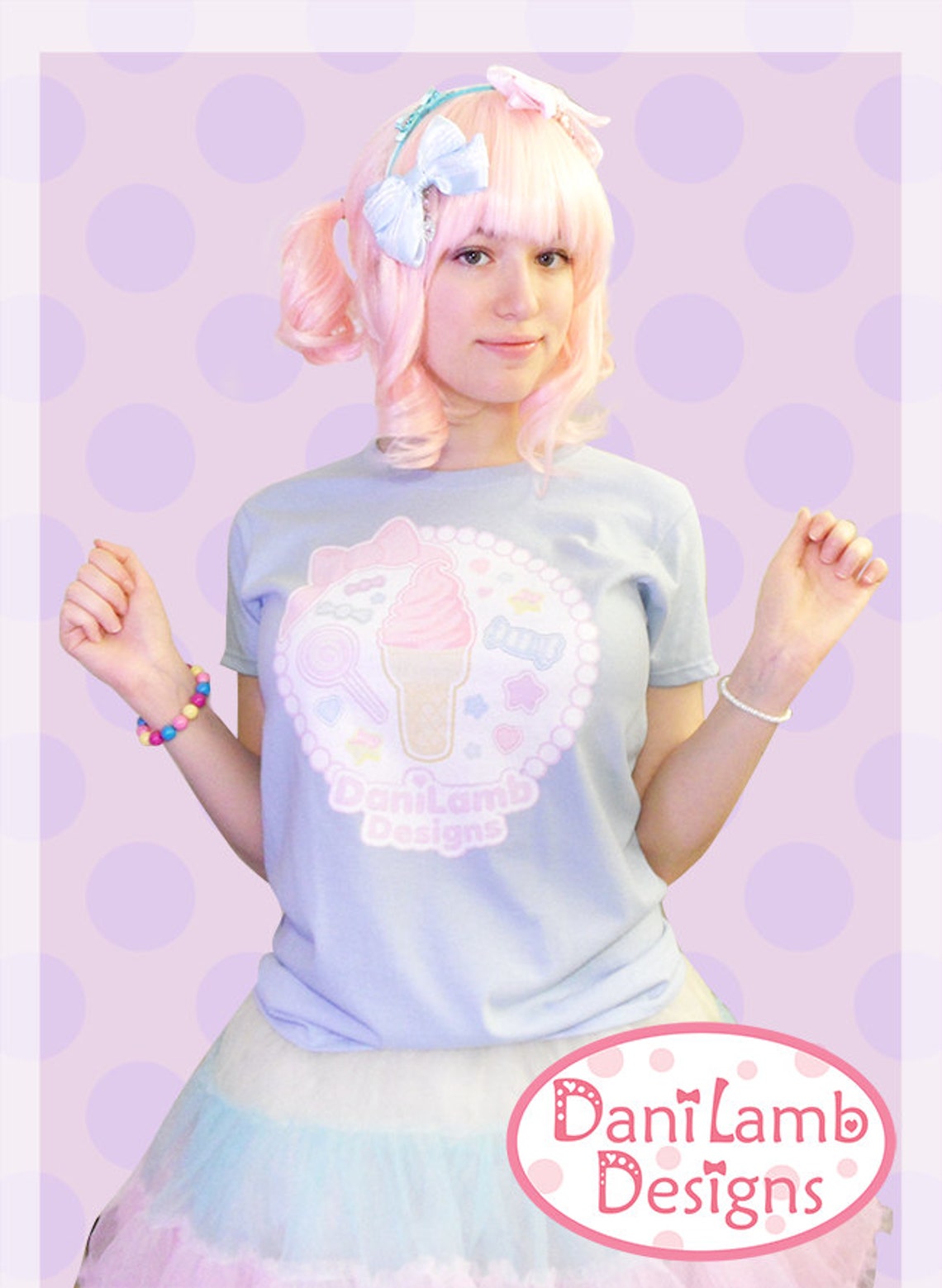 Kawaii Fairy Kei Pastel Ice Cream Party Shirt Cutsew Sweets Etsy