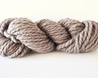 Super Voly 2Ply Novelty Wool Yarn, Bijou Yarn, Organic Wool Yarn, Blanket Yarn, Texture Yarn, Eco-friendly Yarn, Knitting Yarn, Latte