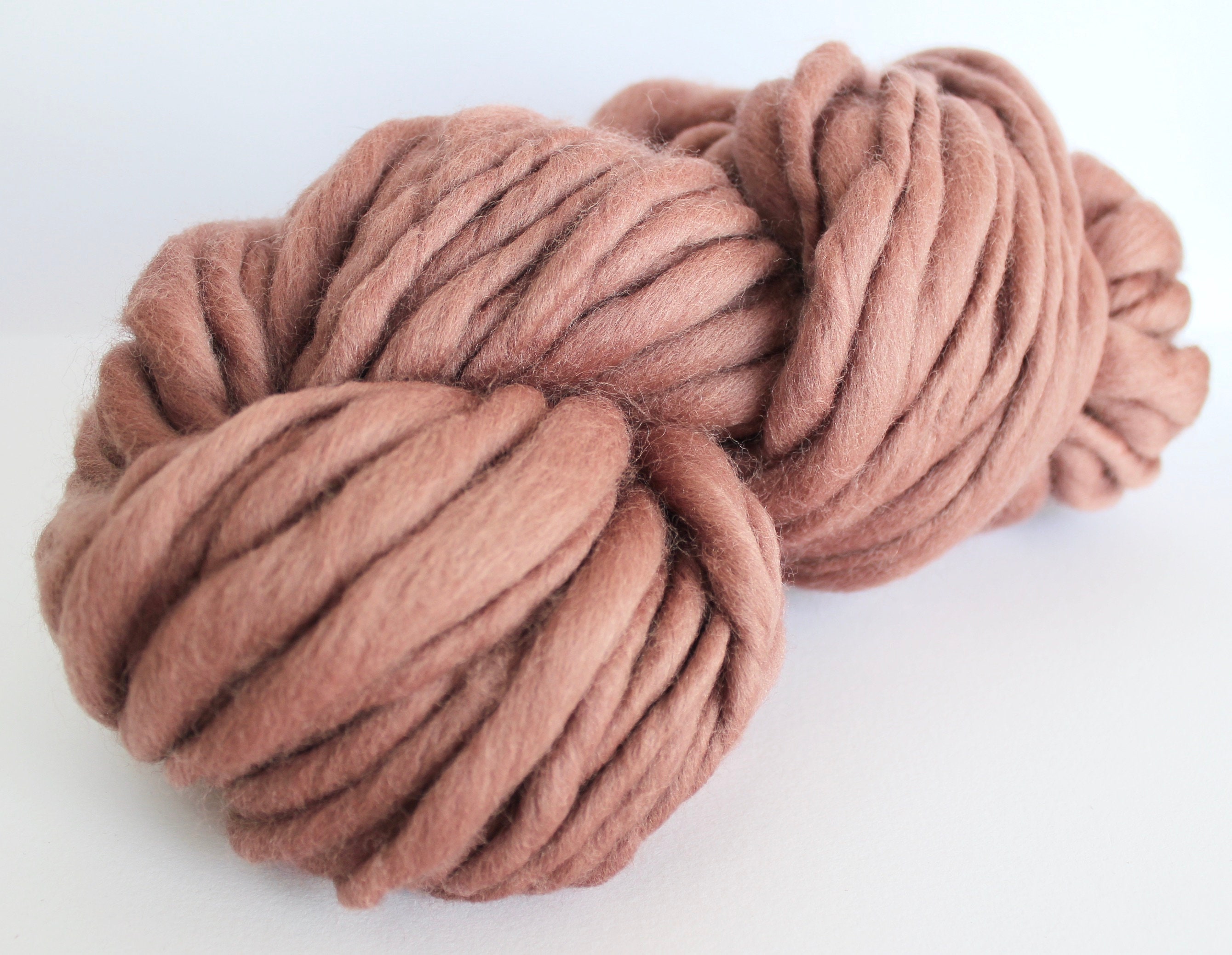 Merino Wool Yarn Thick and Thin Yarn Hand Spun Yarn Wool Yarn Etsy