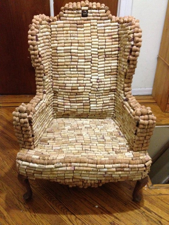 Items similar to Custom Repurposed corks and furniture this exact