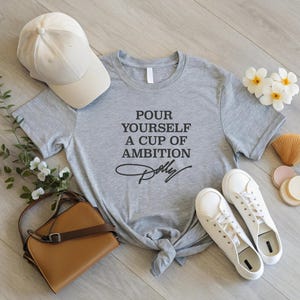 Pour Yourself A Cup Of Ambition Shirt, Dolly Parton 9 To 5 Tee, Country Music Lover Gift
