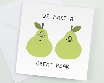 Birne Geburtstagskarte Etsy