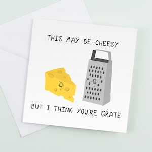 This May Be Cheesy Greeting cards Funny Romantic Birthday cards, Gift for him, Gift for her, Graduation card, Funny gift image 1