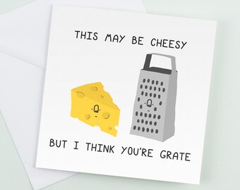 Funny Romantic Greeting Cards - Cheesy Birthday  Graduation Gifts for Him or Her