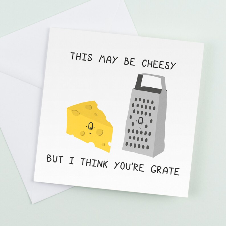 This May Be Cheesy Greeting cards Funny Romantic Birthday cards, Gift for him, Gift for her, Graduation card, Funny gift image 1