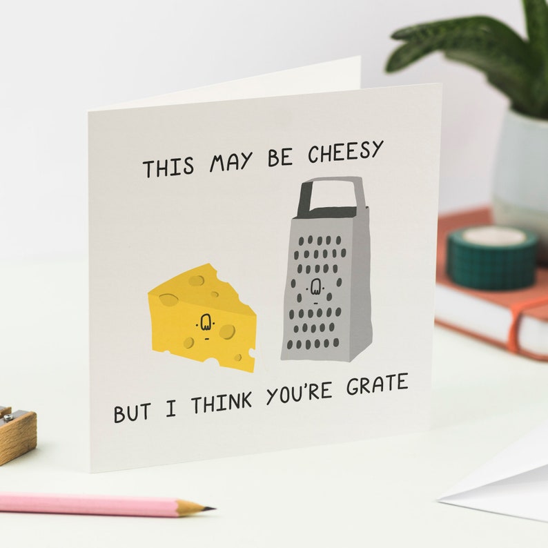 This May Be Cheesy Greeting cards Funny Romantic Birthday cards, Gift for him, Gift for her, Graduation card, Funny gift image 2