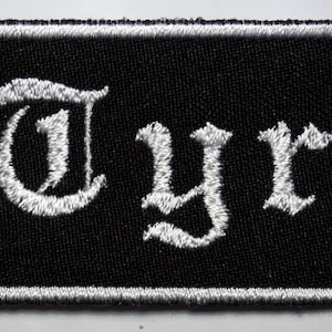TYR, The God of War - embroidered patch, BUY3 GET4, 2,4 X 1,6 INCH