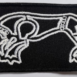 Celtic Wolf - embroidered patch, BUY3 GET4, 4 X 2,4 INCH
