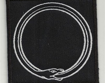 Egyptian Ouroborus  - embroidered patch, BUY3 GET4, 3,2  X 3,2 INCH