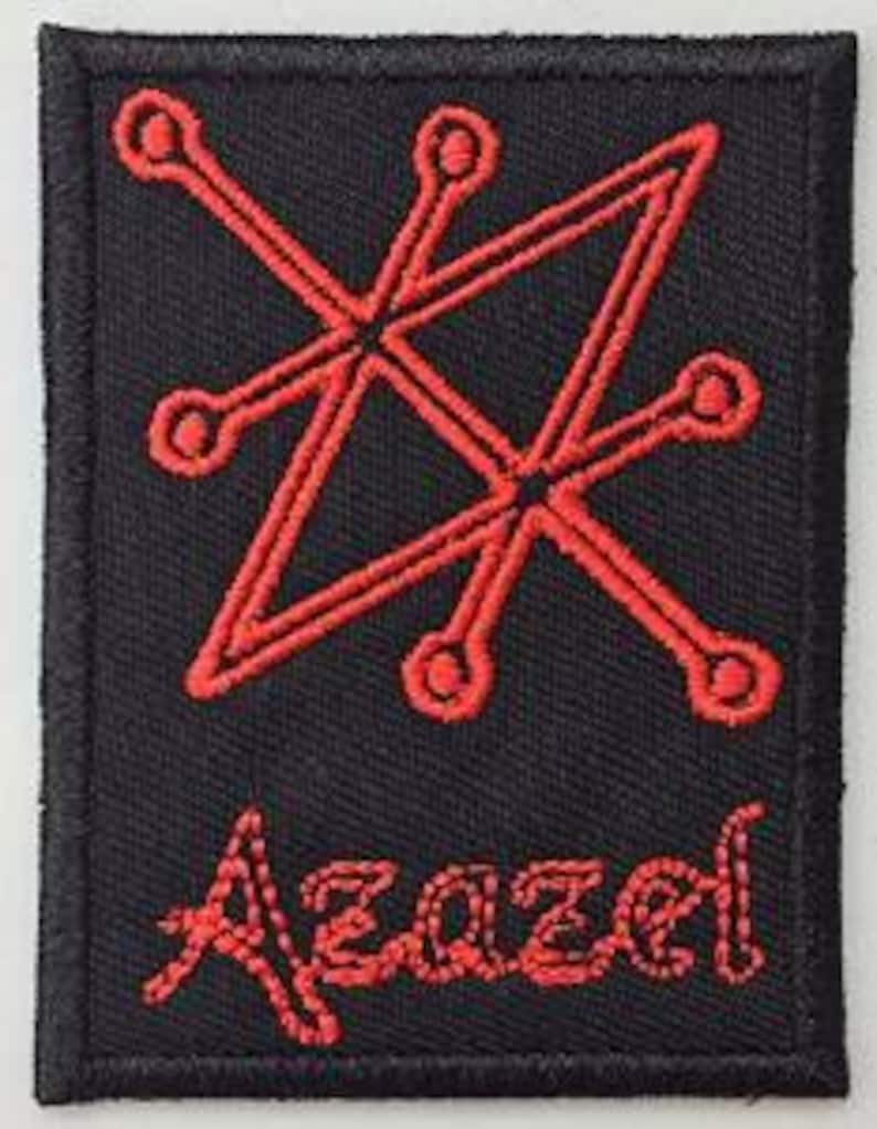 10 X 8 cm bordado parche Sigil of Asmodeus