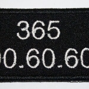 Time: seconds, minutes, hours... - ricamato patch, BUY3 GET4, 9,5 X 3,5 cm.