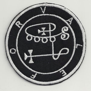 Sigil of Valefor  - embroidered patch, 3,2 X 3,2 INCH