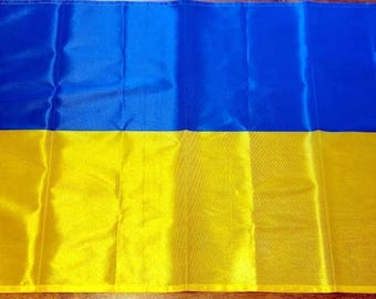 Ukraine Flag, Support Peace - dimensions 50 X 85 cm.