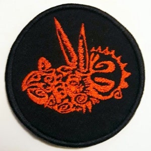 Variación de dinosaurio 11 - parche bordado, BUY3 GET4, 8 X 8 cm.