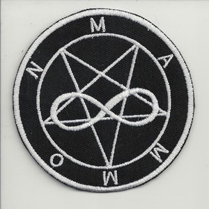 Sigil of Mammon  - embroidered patch, 3,2 X 3,2 INCH