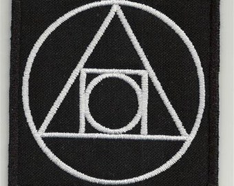 錬金術記号、難解な - アップリケ、BUY3 GET4、8×8 cmです。