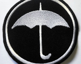 Umbrella, funny patch - embroidered patch, 3,2 X 3,2 INCH