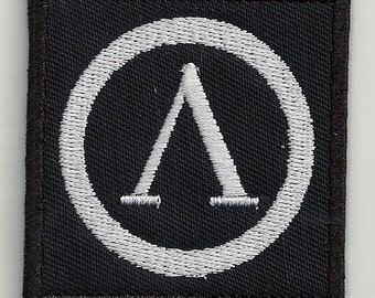 Ancient Greek, Sparta symbol - embroidered patch,  BUY3 GET4, 3,2 X 3,2 INCH