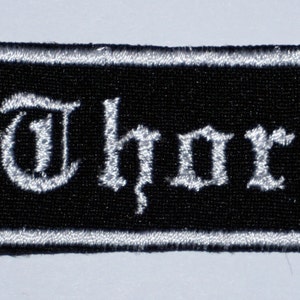 Cruz gnóstico - parche bordado, 6 x 3 cm.