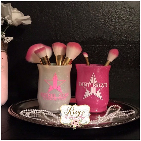 Glitter Brush Holder Jeffree Star Inspired Brush Holder Etsy