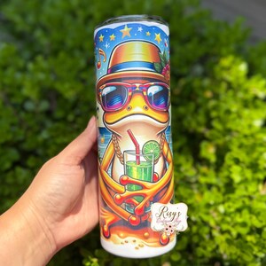 Puerto Rico Coqui Frog Colorful 20oz Tumbler | Puerto Rico Flag 20oz Tumbler | Boricua Design Puerto Rico Coqui Tumbler | 20oz Tumblers
