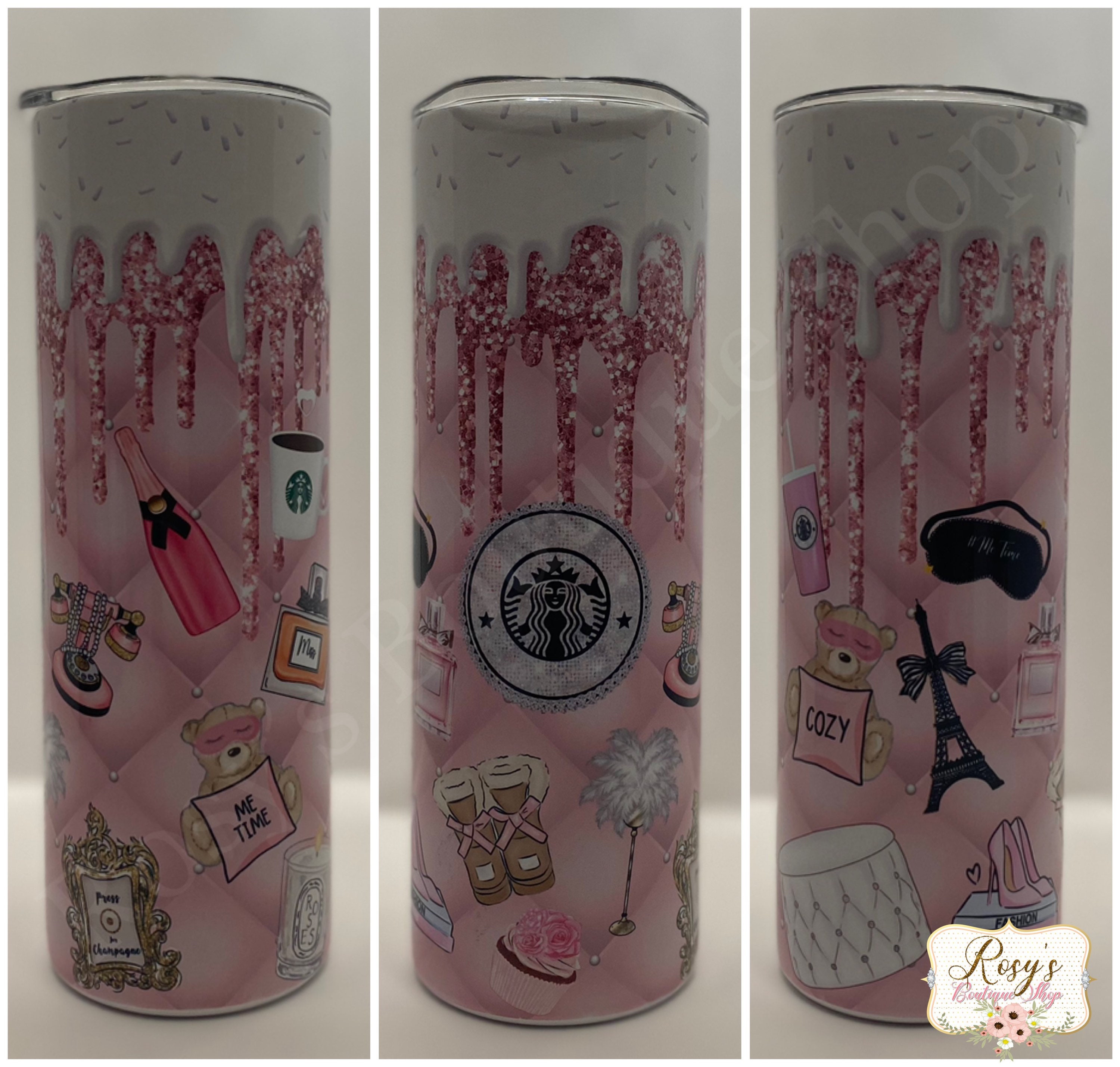 LV inspired Stainless Steel Tumbler – She Shinez