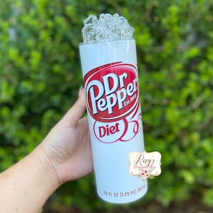 Diet Soda 20oz Tumbler: Stainless Steel with Ice Lid