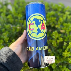 Club America Soccer 20oz Tumbler: Personalized Fan Gift