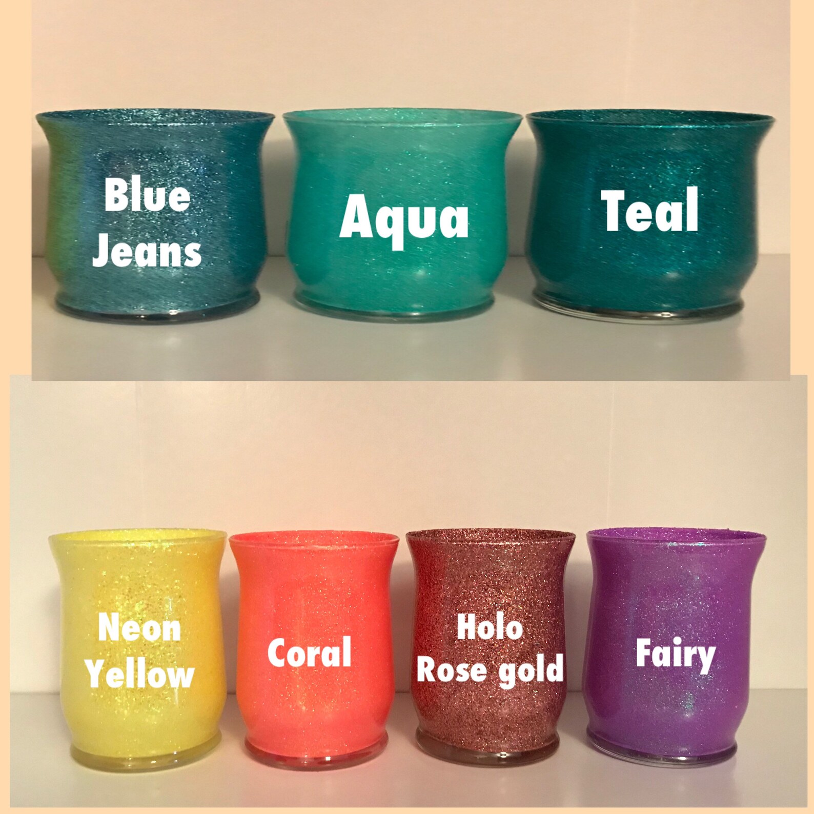 Glitter Brush Holder Hello Brush Holder Makeup Etsy