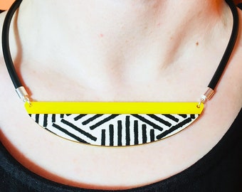Zebra Necklace