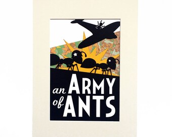 Army of Ants Papercut