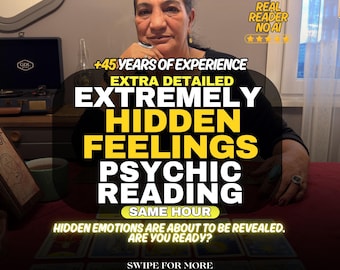 Hidden Feelings Psychic Reading, Reveal Their Secret Emotions, True Intentions, and What They’re Hiding with a Same Hour Energy Connection