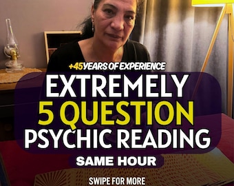 Same Hour 5 Question Psychic Reading, Accurate Love & Psychic Insights, Psychic Medium Insight, Love Tarot