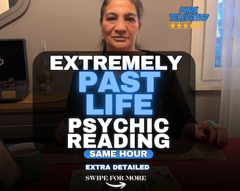 SAME HOUR Past Life Reading Detailed, Past Life Psychic Reading, Tarot Card Reading, Past Life Medium Reading, energy healing