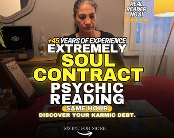 Soul Contract Psychic Reading | Personalized PDF with Medium Guidance | Future Love, Karma & Psychic Reading, Past Life and General Reading