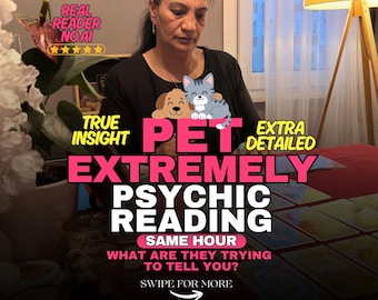 Pet Psychic Medium Reading, Animal Communication, Extremely Detailed, Dog Cat Feelings, Behavior Guidance